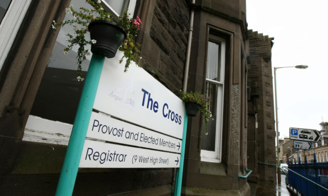The premises at The Cross in Forfar, which includes the provosts office.