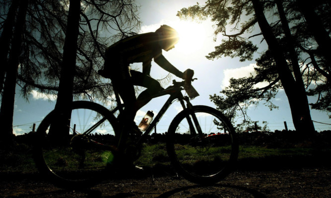 Mountain biking at Balmashanner Hill in Forfar will be one of the festival events.