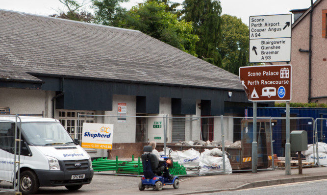 The building being prepared for a new Co-op.