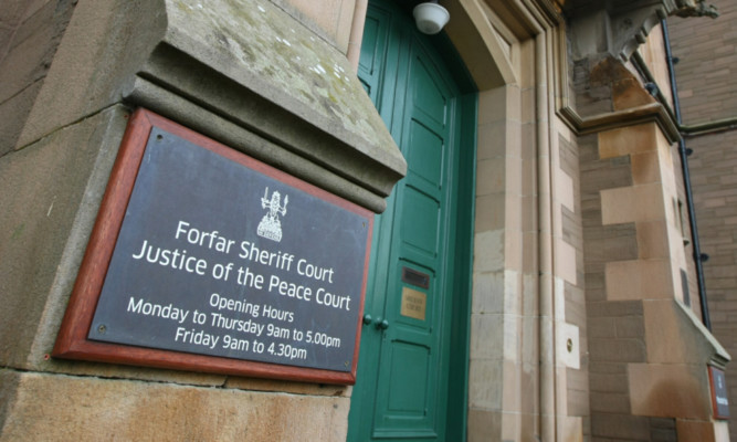 Forfar Sheriff Court.