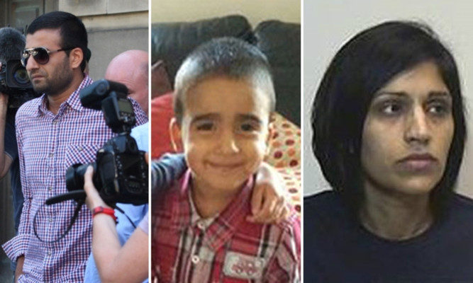 Mikaeels father Zahid Saeed, left, believes Rosdeep Adekoya, right, killed their son Mikaeel because he looked like him.
