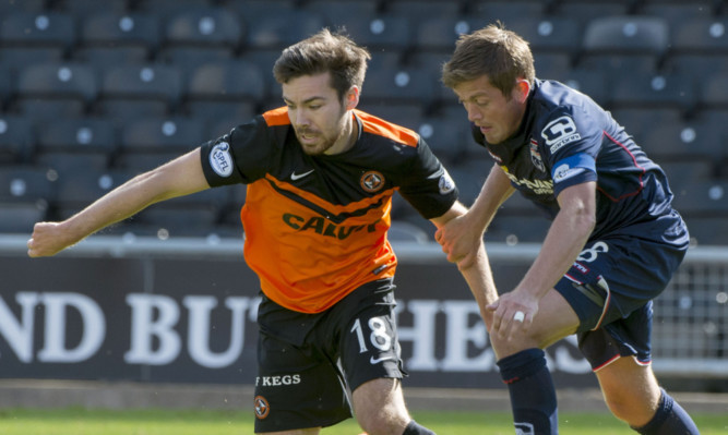Ryan Dow in action against Ross County.