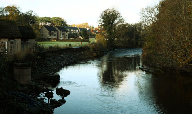 The River Almond at Almondbank.