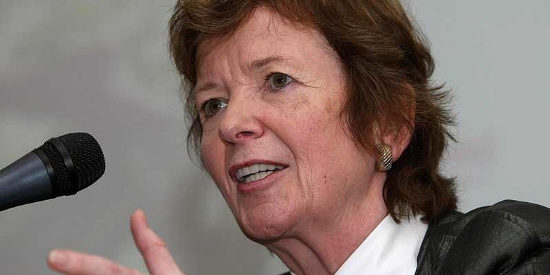 Former President Mary Robinson, speaking at a seminar held by Concern and Action Aid Ireland in the Gresham Hotel Dublin.