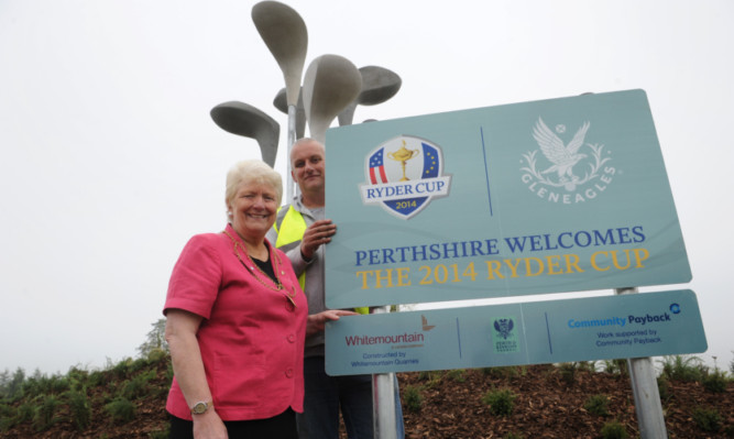 Provost Liz Grant is delighted the Ryder Cup spirit will spread to the streets of Perth city centre.