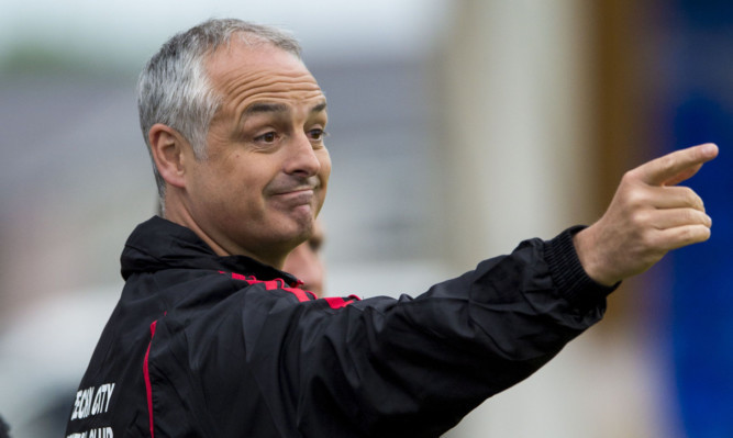 Brechin City manager Ray McKinnon.