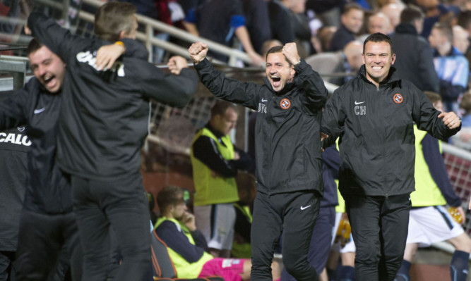 Dundee United manager Jackie McNamara is looking for more Tannadice delight after Wednesday night's derby win in the League Cup.