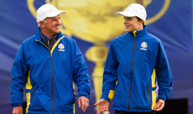 Ian and David Boath are part of the volunteer army at Gleneagles.