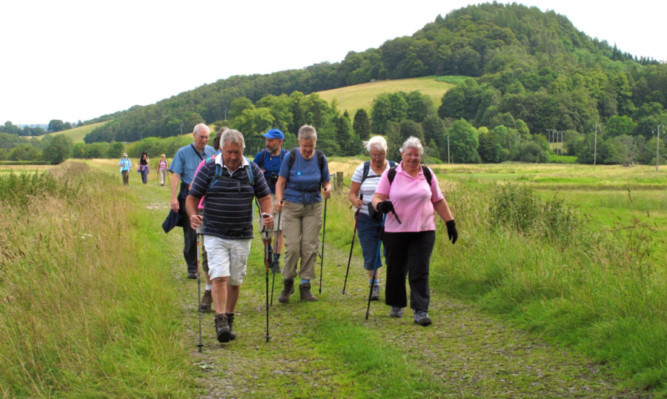 Walkers are looking forward to improvements on the path between Crieff and Comrie.