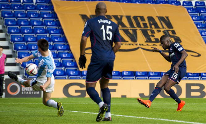 A tired Dundee fell to a late Darren Maatsen winner for Ross County on Saturday.