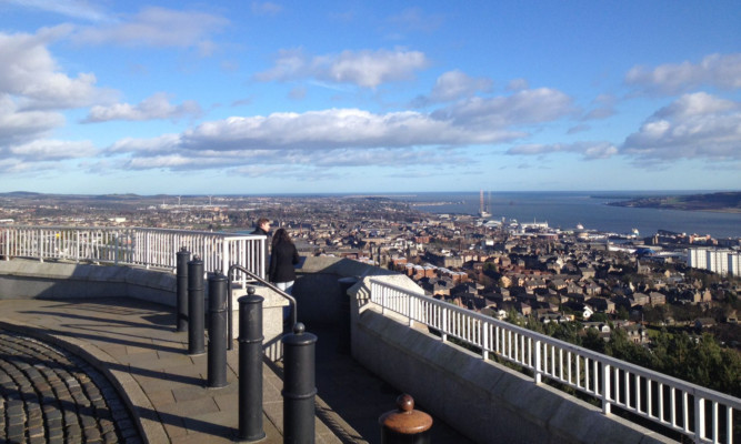 Dundee is regarded as Scotland's sunniest city.