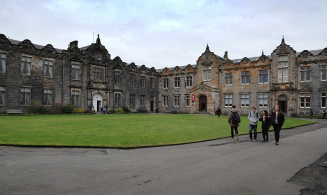 St Andrews University has risen in the world rankings.