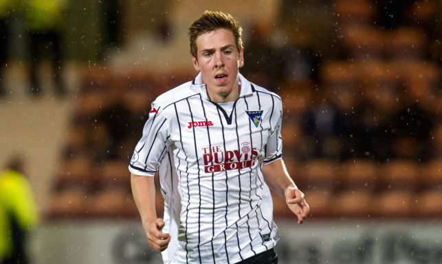 Lewis Martin during his time at Dunfermline.