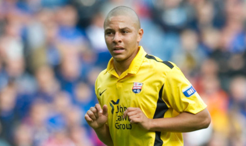 Leighton McIntosh in action for Montrose.