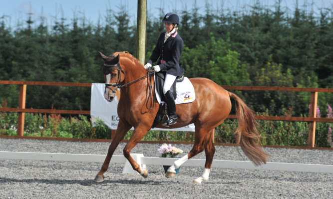 Jennifer Johnston riding MFS Caliana