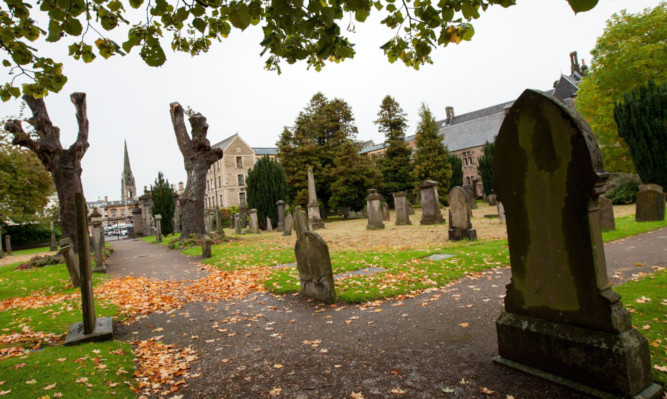 Greyfriars burial ground in Perth.