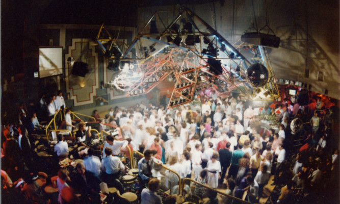 Flicks nightclub in Brechin during its heyday.