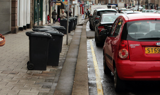 A day of action took place in Montrose by police following concerns.