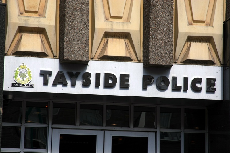 Tayside Police sign