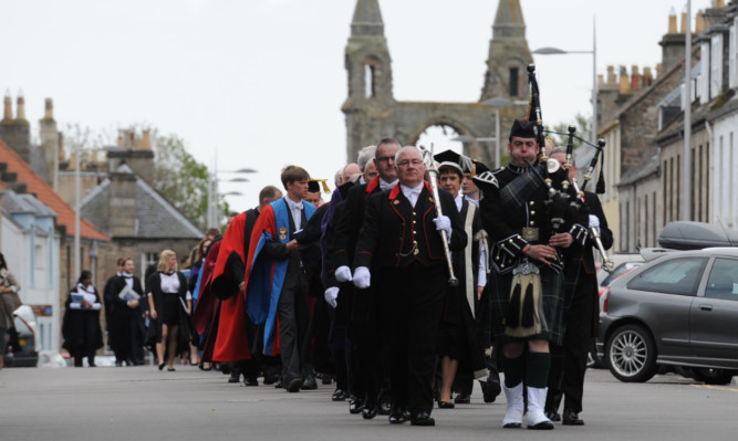 Academics at St Andrews University could take action over a pension dispute.