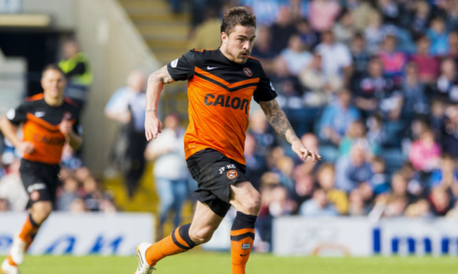 Paul Paton in action for Dundee United.