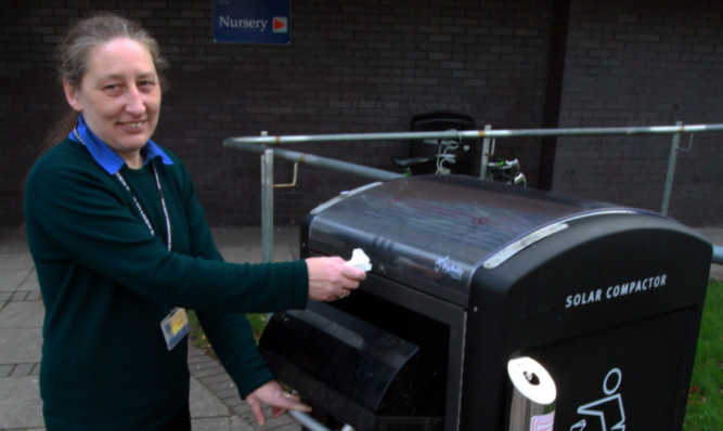 Trudy Cunningham, the universitys environment and sustainability officer.