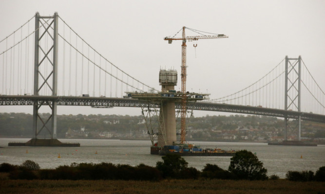 Drivers faced delays of up to four hours at the Forth Road Bridge.