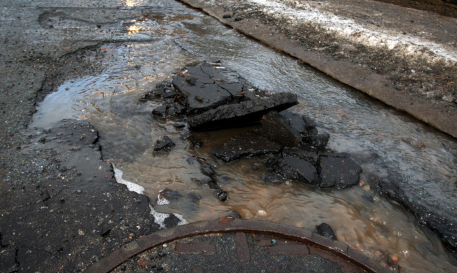 Pothole damage is behind many of the claims.
