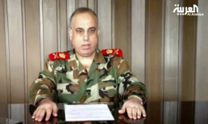 Major General Abdul-Aziz Jassem al-Shallal has appeared on a video saying he is joining the peoples revolution.
