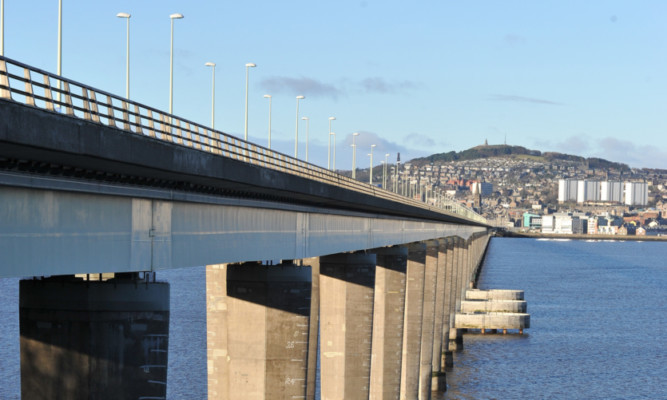 Lifeboats were called to the Tay Road Bridge.