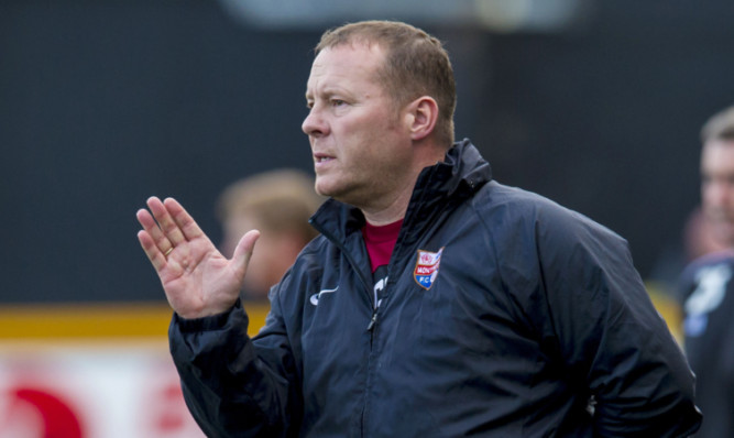 Montrose manager George Shields.