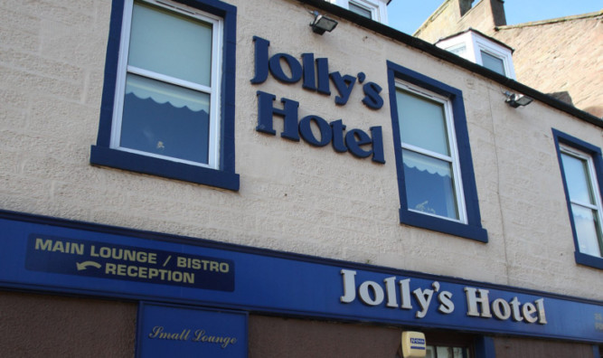 The former Jollys Hotel in Broughty Ferry.