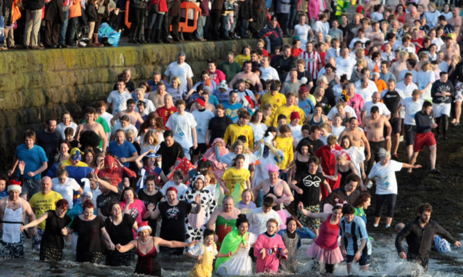 The brave Dookers hit the water in the 2012 event.