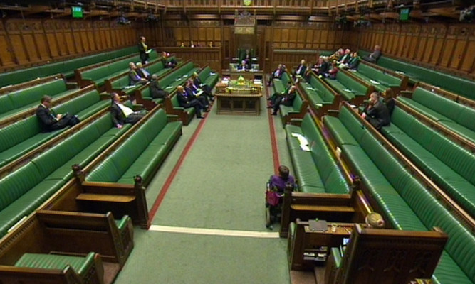 The Debating Chamber as former Prime Minister Gordon Brown brings a short debate on the UK Government's relationship with Scotland  in the House of Commons.