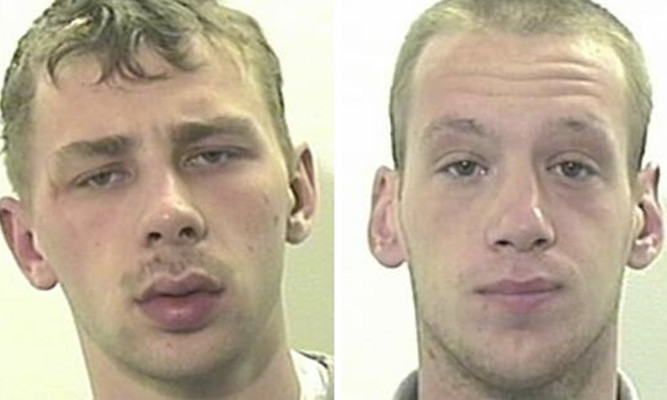 Alexander Collie, left, and Kevin Duthie have been jailed.