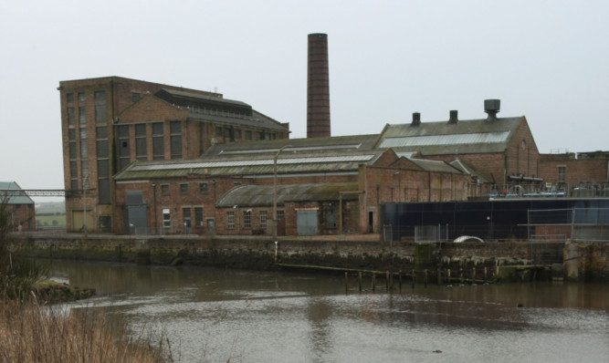 The former Guardbridge paper mill, which is set to become a St Andrews University green energy research campus.