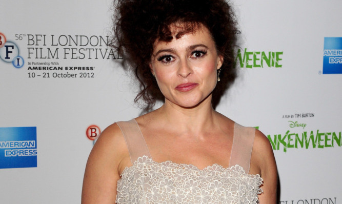 Helena Bonham Carter's New Year appearance has been a major talking point in Angus.