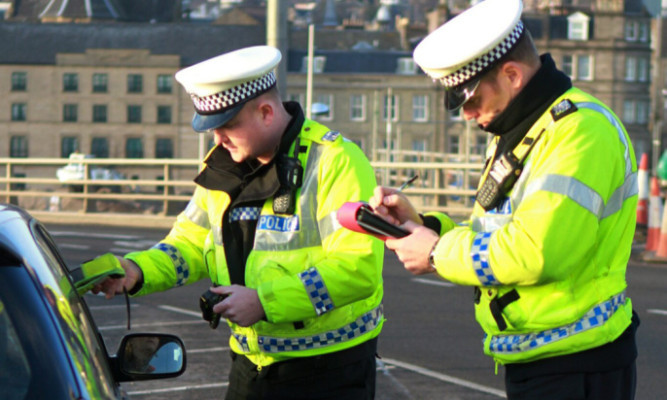 Police arrested 40 people in Tayside during the crackdown on drink-driving.