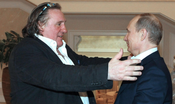 The men meet in Russia.