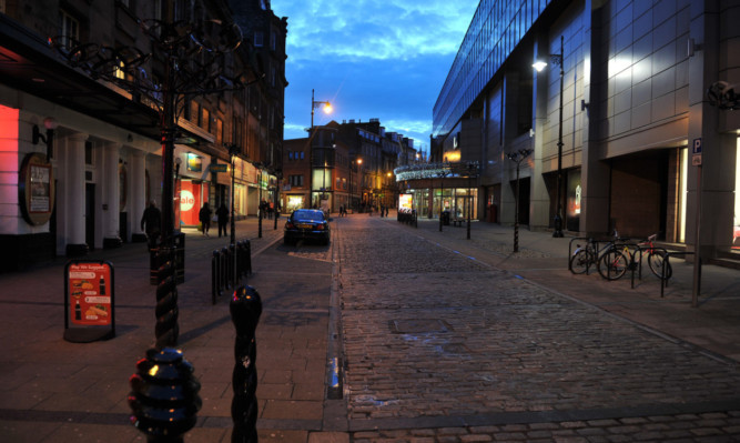 The Cowgate area.