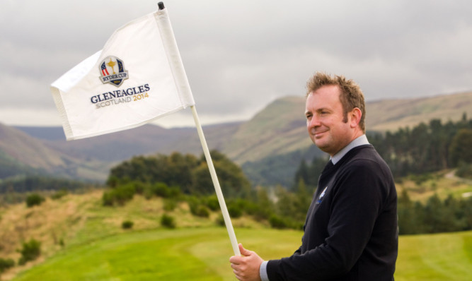 Andrew Jowett, head golf professional at Gleneagles, on the PGA Centenary Course.