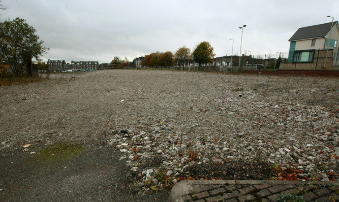 The site of the former Alexander Street multis, where there are plans to build affordable housing.