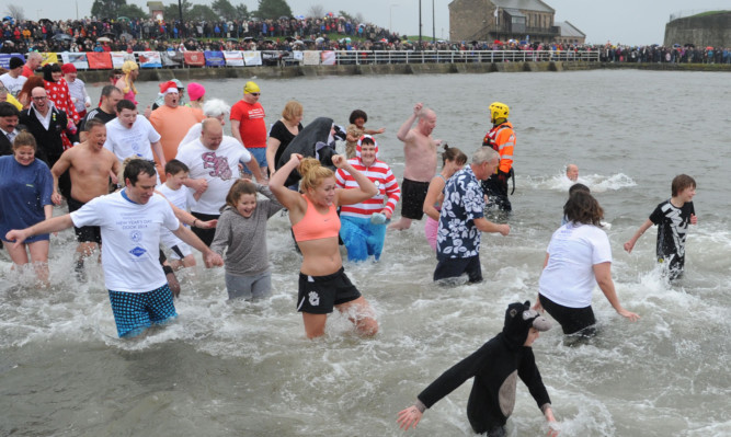 Taking to the water at the 2014 Dook.