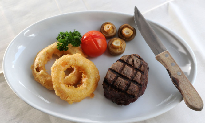 The Aberdeen Angus steak fillet.