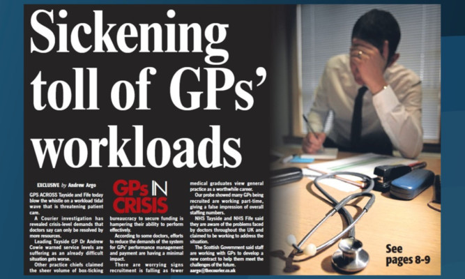 A special Courier investigation revealed the time pressures facing GPs.