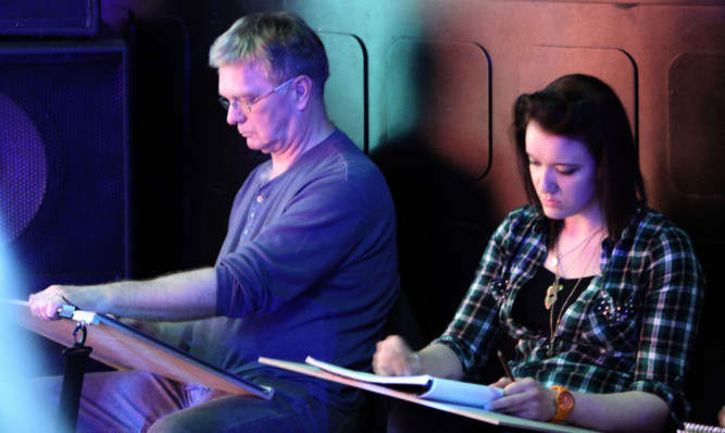 Artists at one of the Dundee life drawing sessions.