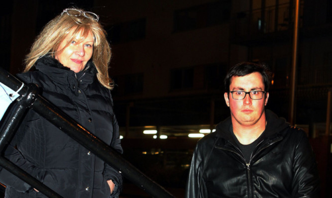 Owners representatives Lynne Noble and Grant Mulholland outside Phase One, Merchants Quay.