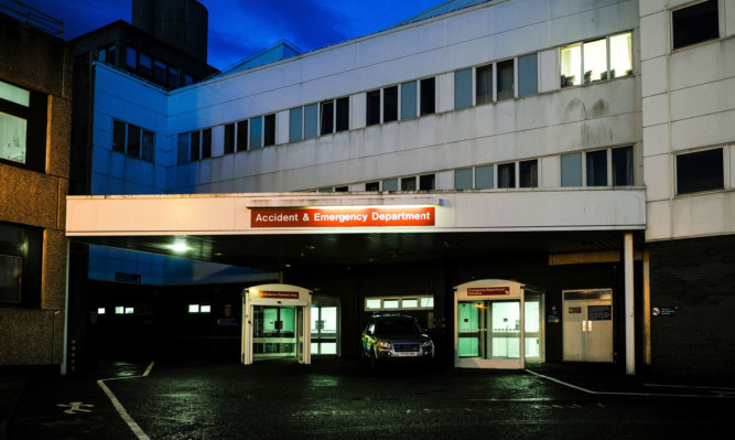 The accident and emergency department at Ninewells Hospital.