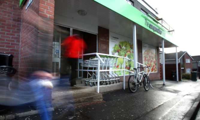 A masked raider targeted the Co-op store on Oakbank Road, Perth.
