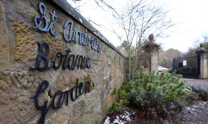 Kris Miller, Courier, 16/01/13. Picture today shows St Andrews Botanic Gardens for story about their future.